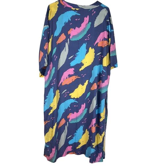 New unbranded boutique multi color viscose flowy lightweight duster kimono os - Picture 3 of 7